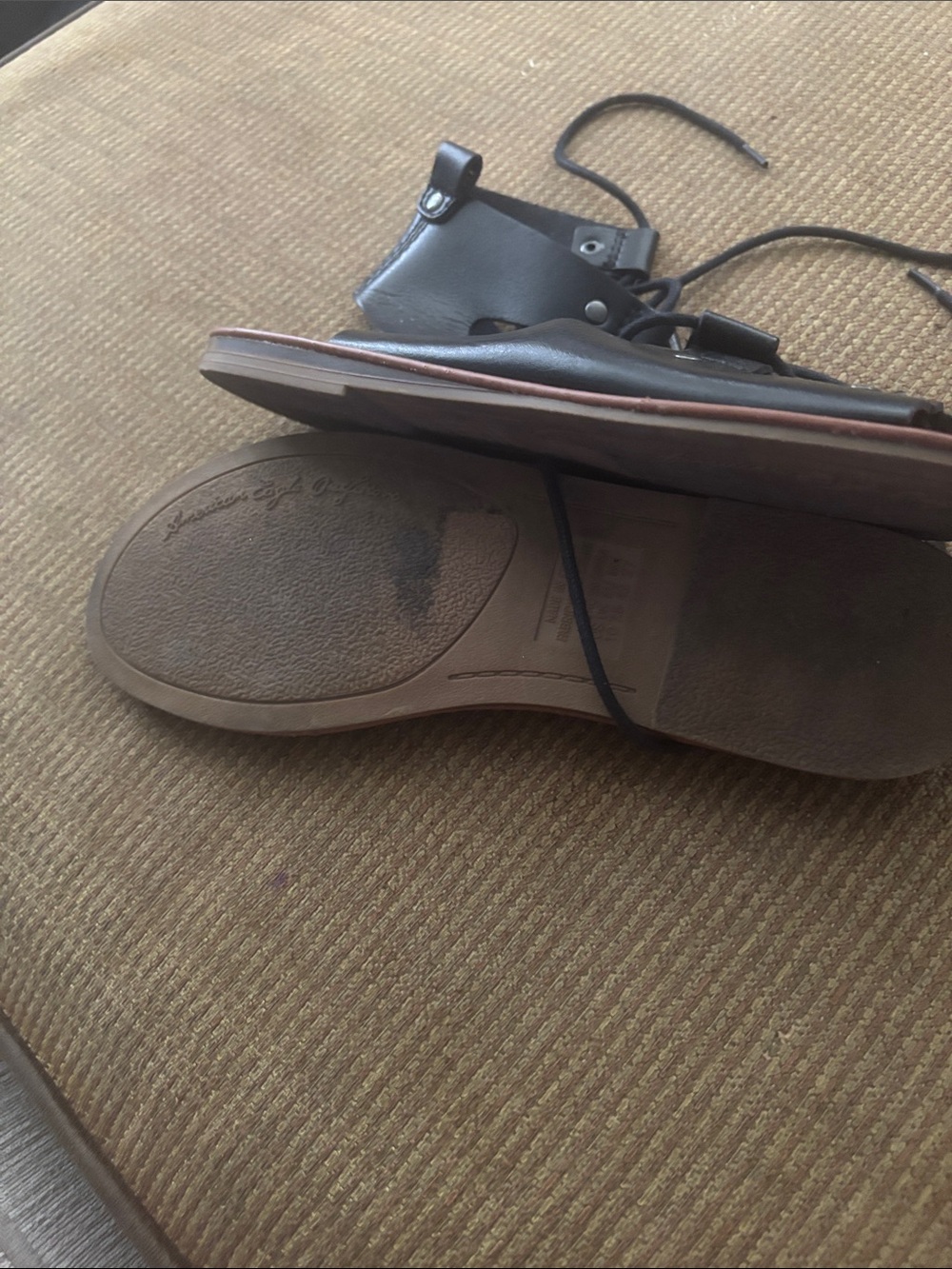 American Eagle Outfitters Black Lace-Up Gladiator Sandals - Picture 4 of 4